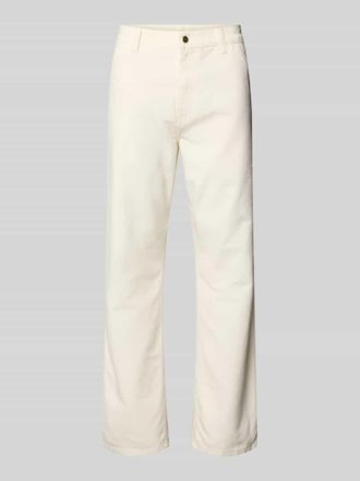 Carhartt Work in Progress Hose mit Eingrifftaschen Modell Dearbor in Offwhite, Gr&ouml;&szlig;e 29/32