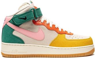 Nike Air Force 1 Vivid Sulfur And Rush Orange sneakers - unisex - Leather - 5.5 - White