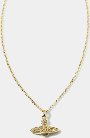 Vivienne Westwood Womens Mini bas relief pendant necklace
