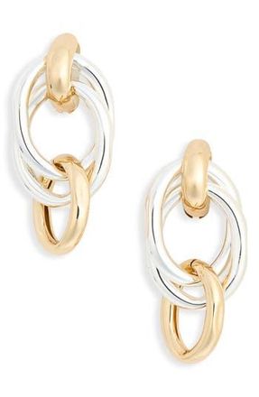 Nordstrom Rack Multi Ring Hoop Earrings in Gold- Silver at Nordstrom Rack