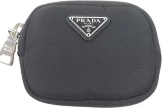 Prada Pre-owned Cross Body Bags, male, Black, Size: ONE SIZE Pre-owned Vintage Pouch