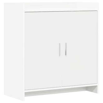 vidaXL Aparador Blanco 72 X 36 X 80 Cm Madera De Ingenier&iacute;a Vidaxl