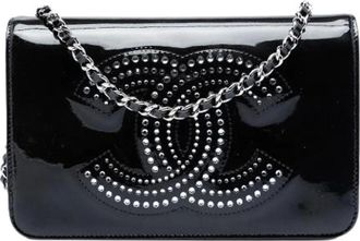 Chanel Pre-owned Wallet on Chain - - Pre-owned - Donna - Nero - ONE SIZE