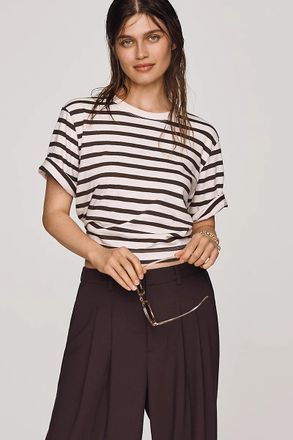Maeve Corey Cotton Boxy Tee