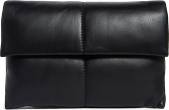 AllSaints Ezra Logo Strap Leather Crossbody Bag in Black at Nordstrom Rack