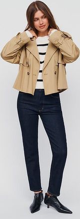 Citizens Of Humanity Caia High Rise Straight Leg Silk Blend Jeans