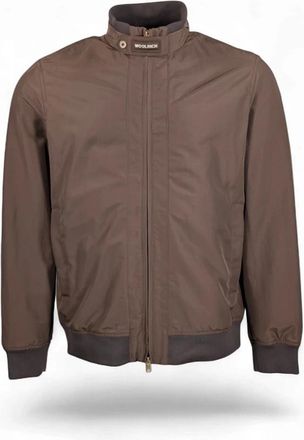 Woolrich Spring Lewis Bomber - Heren - Bomber jackets - Bruin - 3XL - Katoen - Jassen