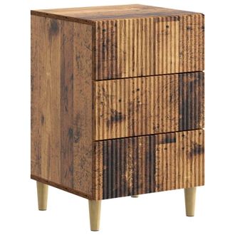 vidaXL Armario De Noche Madera Envejecida 43 X 41 X 66,5 Cm Vidaxl