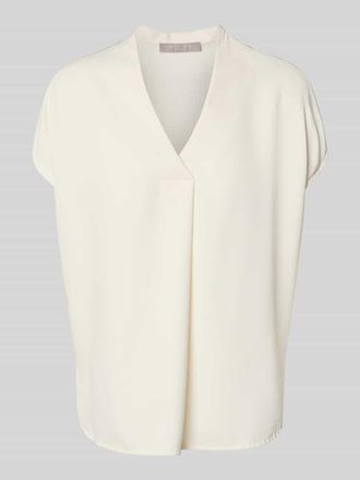 Christian Berg Blusenshirt mit V-Ausschnitt in Offwhite, Gr&ouml;&szlig;e 34