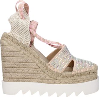 Stella McCartney Stella McCartney Mujers Zapatos de sal&oacute;n beige satinado/rosa polvo