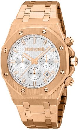 Roberto Cavalli Ottago Silver-tone Dial Mens Watch RC5G161M0065