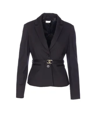 Liu Jo Jacket With Logoed Belt