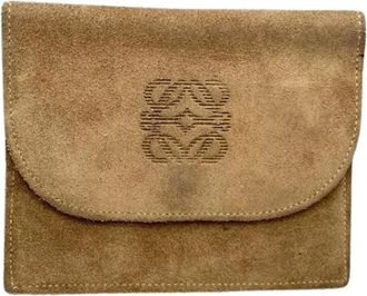 Loewe Pre-owned Wallets, female, Brown, Size: ONE SIZE Pre-owned Wallet