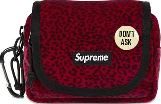 SUPREME Marsupio leopardato - Rosso