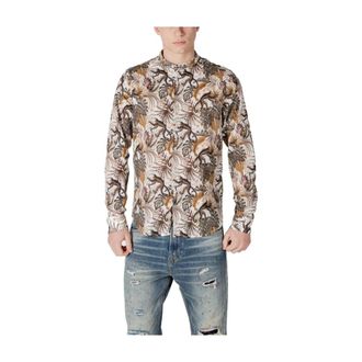 Gianni Lupo Heren, Overhemden, Veelkleurig, Maat: S Katoen