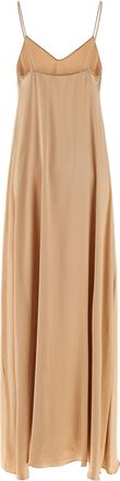 Ferragamo Womens Beige Viscose Long Dress