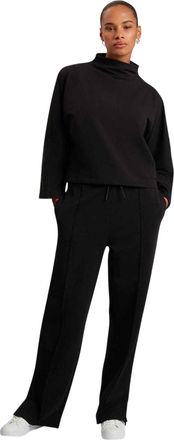 Ted Baker Joggingbroek met rechte pijpen en plooitjes voor dames (Zwart)