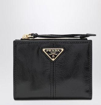 Prada Small black leather wallet