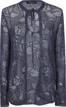 Fabiana Filippi Ribbon Round Neck Cardigan