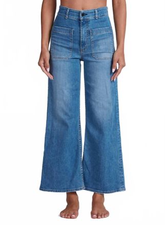 ASKK NY Cropped Sailor Jeans In Starboard
