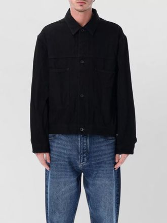 STUDIO NICHOLSON short coat front pockets collared design