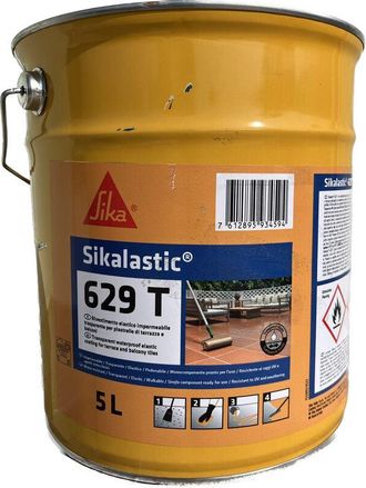 Sika Sikalastic -629 t kg.5 impermeabilizzante trasparente (ex. - 495 t)