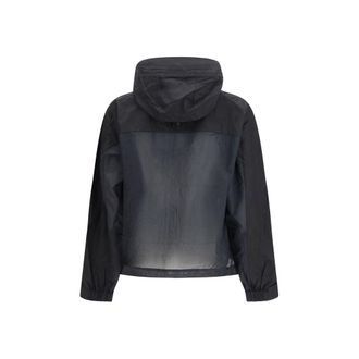 Yohji Yamamoto Mens Black Cotton Shell Jacket Clothing