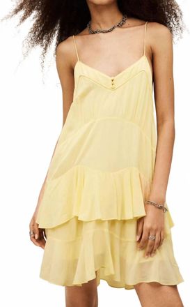 BA&SH Bilona Dress In Yellow
