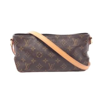 Louis Vuitton Pre-owned Shoulder Bags, female, Brown, Size: ONE SIZE Pre-owned Trotter Monogram Coated Canvas Shoulder Bag