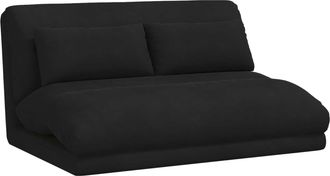 vidaXL Sill&oacute;n Ajustable Negro Terciopelo Vidaxl