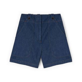 Motivi Short Shorts - Dames - Korte broeken - Blauw - Maat: W32 Katoen