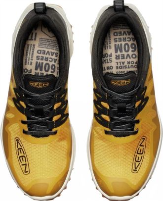 Keen Mens Zionic Wp Shoes In Golden Yellow/black