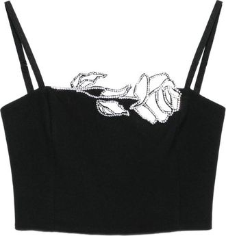 Blumarine Rose-embellished Top