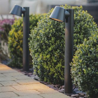 Garden Trading Regent Mast Post Path Mains Garden Light LACN30 Carbon Grey