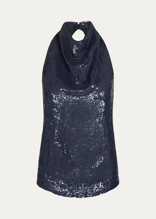 TWP Friday Night Sequined Top