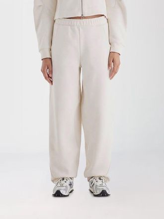 New Balance Pantaloni jogging a gamba larga e vita alta in misto cotone