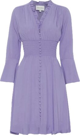 Americandreams Sally Short Dress - Dames - Korte kleedjes - Paars - XL - Kleedjes