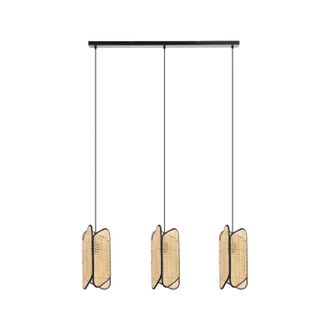 Lucande L&aacute;mpara Colgante bassiola En Negro De Madera - Lucande