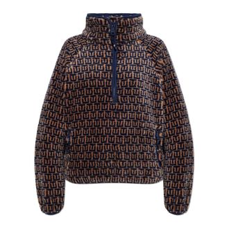 The Upside Castilla Harlow Sweatshirt - Dames - Vesten met rits - Bruin - XS - Katoen - Hoodies & sweatvesten