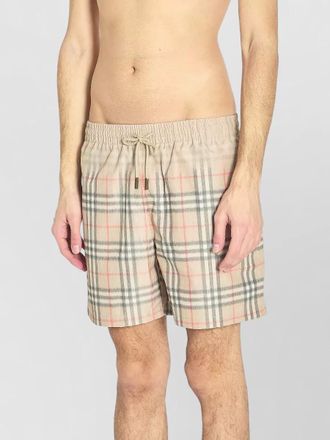 Burberry checked swim shorts