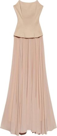 Aniye By Longuette Jurk - Dames - Avondkleed - Beige - L - Kleedjes