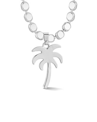 Chloe and Madison Chloe And Madison Plated Palm Tree Necklace