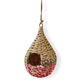 Tag Seagrass Bird House Red Multi Iron Spring at Nordstrom