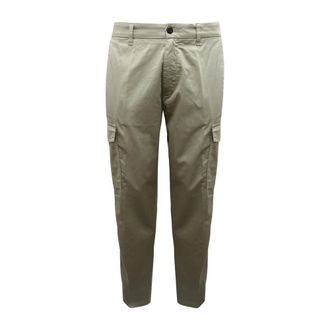 Eleventy Slim-fit Trousers, male, Green, Size: W33 P1529 Pantalone Cargo Trousers