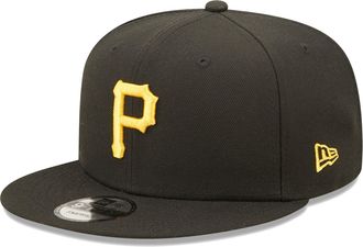 New Era mens Snapback, Pittsburgh Pirates - Black, One size