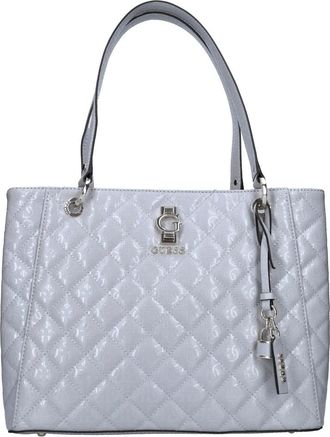 Guess Tassen, Dames, Blauw, ONE Size, Leer, Faux Leather Tote