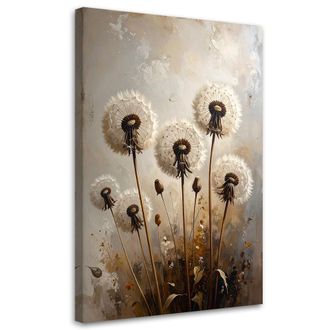 Feeby Impresi&oacute;n De Imagen, Flores De Diente De Le&oacute;n Sepia, 80x120