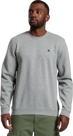 Hurley Icon Crew Sweatshirt Mens Sweater Dark Grey Heather : 2XL, Cotton/Polyester
