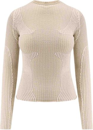 Roa Top Wavy In Misto Cotone Stretch