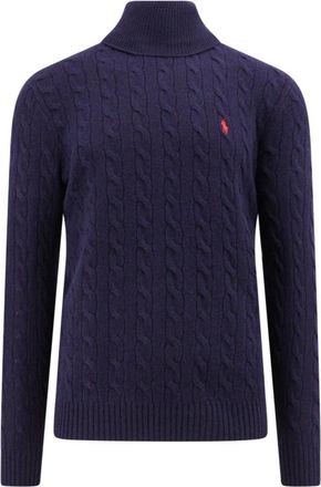 Ralph Lauren Truien - Heren - Coltruien - Blauw - M - Wol - Truien & Vesten